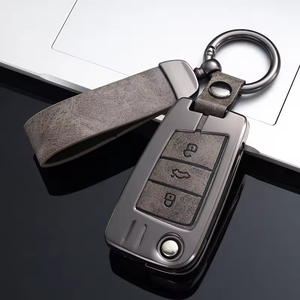 カーキーアクセサリーキーシェルキーレスエントリーリモートコントロールカーキーフォブケースシェルボタンパッドVW Id6ポロゴルフ用アウターカバー - Product Image 2