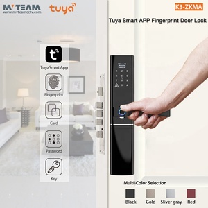 Sistema de bloqueo de puerta de seguridad frontal de tarjeta biométrica electrónica sin llave con huella Digital inteligente para el hogar, apartamento, residencial - Product Image 2