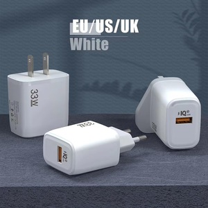 33W USB bir şarj hızlı şarj QC 3.0 hızlı telefon duvar şarj adaptörü iPhone iPad Xiaomi Samsung Huawei Google Usb şarj - Product Image 3