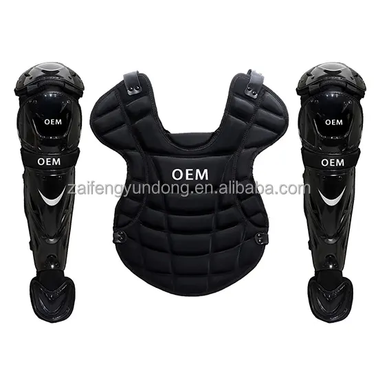 Ventas calientes 15,5 pulgadas adulto béisbol Catchers Protector Sets Gear Cather para la práctica