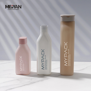 MYPACK Customized Soft Touch Shower Gel <strong>Container</strong> Hdpe <strong>Empty</strong> Plastic <strong>Rectangle</strong> Bottle with Disc Cap 200ml 300ml - Product Image 6