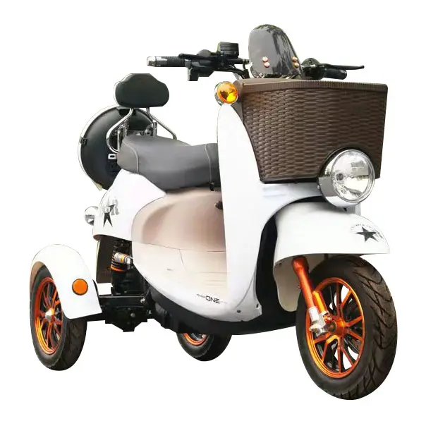 Trike ثلاثة دراجة نارية كهربائية بعجلتين 3 عجلة دراجة ثلاثية العجلات الكهربائية دراجة نارية سكوتر
