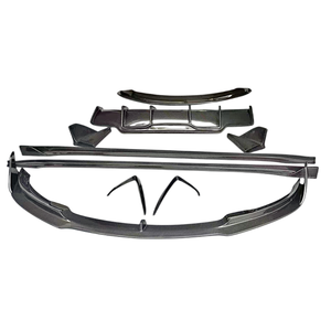 Vorsteiner style 3K in fibra di carbonio labbro anteriore gonna laterale estensione diffusore posteriore spoiler posteriore coda per Tesla <span class=keywords><strong>Model</strong></span> <span class=keywords><strong>3</strong></span> - Product Image 1