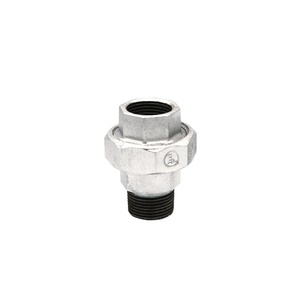 Fabrika fiyat <span class=keywords><strong>M</strong></span> & <span class=keywords><strong>F</strong></span> birliği elektro-galvanizli boru bağlantı parçaları konik koltuk ve bspkoltuk Bspt/Npt dişli UL/FM/CE onaylı