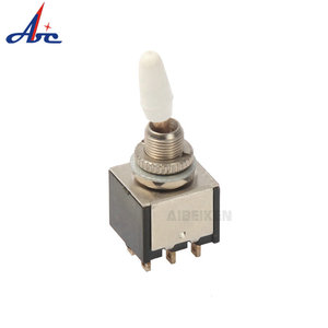 Sıcak satış fabrika doğrudan siyah 3A 250VAC açma-kapama PC terminali 25A 12VDC Metal 6Pin SPST geçiş anahtarı - Product Image 2