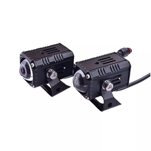SENLO orijinal X1Plus çift Lens mavi Lens far LED sis işık sürüş işık çift renk motosiklet Mini sürüş işıkları