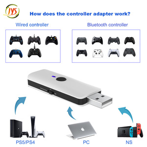 Ralan עבור ps5 כחול-שיניים מתאם gamepad pc עבור Xbox עבור PS4 עבור מתג מתאם אלחוטי PS3