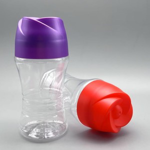 Chai xịt nhựa PET trong suốt 300ml, nắp hoa hồng, có vòi xịt, in ấn tùy chỉnh, dùng cho hóa chất hàng ngày - Product Image 1