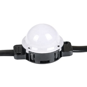 Milky White <strong>RGB</strong> Pixel <strong>LED</strong> Dome Module 40mm RGBW <strong>DMX512</strong> Control Dot Point <strong>String</strong> <strong>Light</strong> - Product Image 1