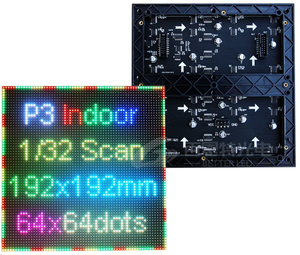 10000 pezzi Stock 3840hz 192 per interni * 192mm Display a Led 4K Full Color fisso SMD2121 produzione veloce 64x64 Pixel P3 modulo Led