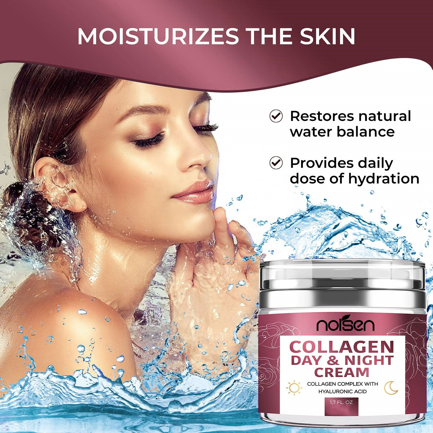 Self brand skin care anti aging moisturizing hyaluronic acid cream