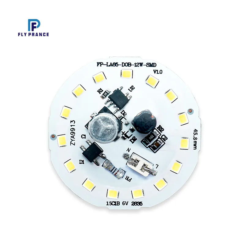 สินค้าใหม่ชิ้นส่วนหลอดไฟ LED วัตถุดิบชิป12วัตต์หลอดไฟ LED SKD CKD ประเภทหลอดไฟ DOB