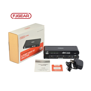 El divisor HDMI Fjgear de 4 puertos, 4 en 2 salidas, conecta simultáneamente 4 pantallas o proyectores con interfaz HDMI - Product Image 4