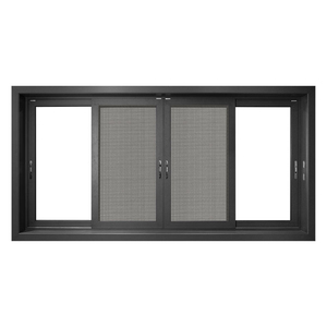 Alta Segurança Duplo Vidros Alumínio <span class=keywords><strong>Frame</strong></span> Windows Impacto Casement com Abertura Horizontal Fixo Aberto Estilo Louver Cortina Tipo