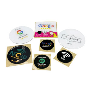 สติกเกอร์ติดแท็ก NFC 216 213พีวีซีอีพ็อกซี่ออกแบบได้ตามต้องการ Google Review Collection NFC - Product Image 4