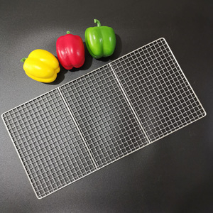 Edelstahl 304 Grill gitter im Freien quadratisches Loch gewebtes Trocknungs netz rechteckiges Backofen gitter Trocknungs netz