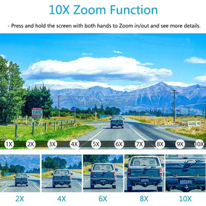 12Xズーム8MPYOOSEEIP3レンズ2画面PTZWifi弾丸カメラ自動追跡双方向トークナイトビジョンセキュリティカメラ監視 - Product Image 3