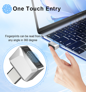 <strong>USB</strong> C Fingerprint Reader For Windows Hello Touch ID Win10/11 <strong>Biometric</strong> Scanner For Laptops - Product Image 2