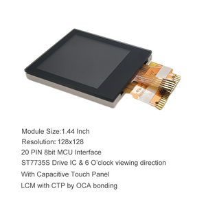 Servicio profesional 1,44 pulgadas Tft Lcd Módulo de pantalla táctil Resolución 128X128 Paneles de pantalla Lcd con interfaz Mcu - Product Image 4