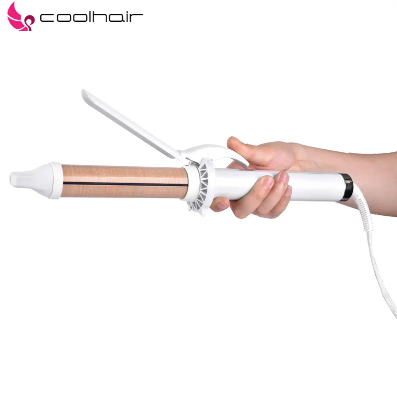 1.25 Inches Curling Iron with Tourmaline Ceramic Coating Curling Wand Anti-Scald Hair Curler Adjustable Temperature 320F-430F