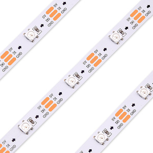 SK6812ไฟ LED WS2811 WS2812 5V 12V 24V กันน้ำสีเต็มรูปแบบไฟ LED 30 D RGB โปรแกรมได้ - Product Image 1