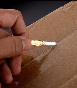 سكين جيب نحاسي صغير قابل للطي مصغر مع غير قابل للصدأ صغير قابل للطي سكين هدايا سلسلة المفاتيح - Product Image 6