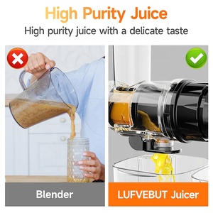 全果物野菜用のスローコールドプレスジューサーエクストラクター咀嚼ジュースメーカーマシン - Product Image 4