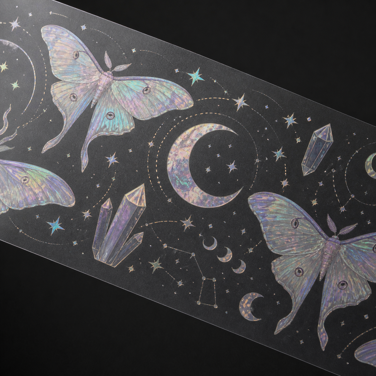 Matte PET | Continuous Iridescent Shell Foil | Release Liner