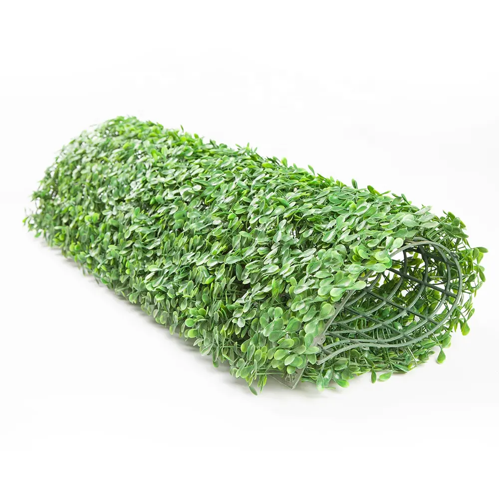 Поставщик искусственных растений ZC искусственный Самшит искусственная зеленая стена хедж трава панель зеленые листья стены для вертикального сада