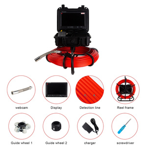 9นิ้ว512 P ท่อระบายน้ำท่อกล้อง1080กล้อง23มม. และสาย7มม IP68 HZ และ Wifi/dvr 8GB SD Card กล้องตรวจสอบท่อ - Product Image 6