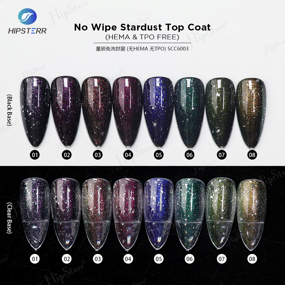 ท็อปโค้ท Stardust แบบไม่ต้องเช็ด (ปราศจาก HEMA และ TPO)