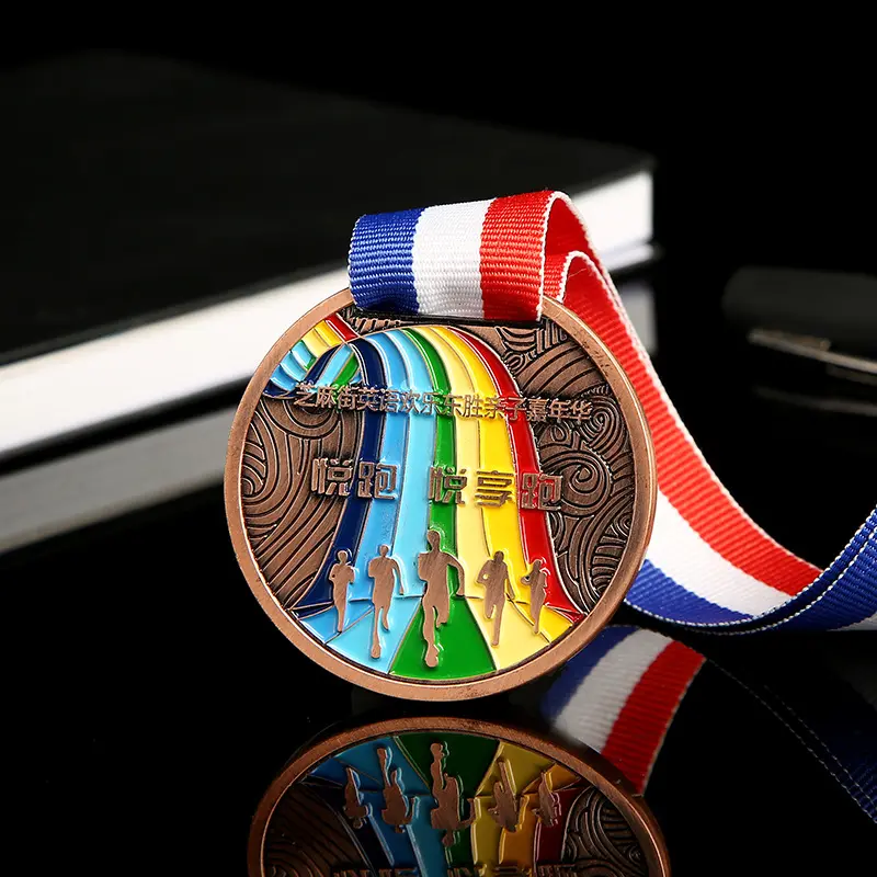 Custom Dance Race Soccer Swimming Basketball Marathon Running Taekwondo Karate Football Metal Medals Sport Custom Medals