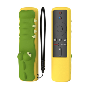 Mi kutusu için uzaktan kumanda muhafazası S TV çubuk mini PC TCL RC802V FNR1 S434 S330 S43 karikatür timsah darbeye silikon koruyucu kapak - Product Image 1