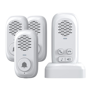 Esencial para el hogar y la construcción: timbre de intercomunicador de voz inalámbrico con localizador de distancia ultralarga e impermeable - Product Image 1
