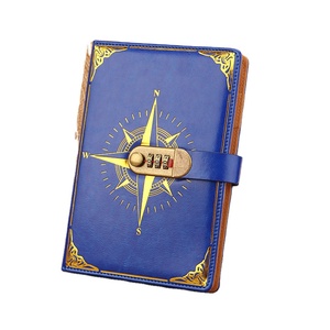 2024 nuevo libro de contraseñas cerradura retro A5 cuaderno grueso japonés y coreano simple estudiante escritura día Notebook personalización - Product Image 2