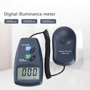 เครื่องวัดแสงดิจิตอล3ช่วง LX1010B มิเตอร์ดิจิตอล/ดิจิตอล illuminance Meter 0 - 50000 Lux photometer สัมผัสรีโมทคอนโทรล - Product Image 2