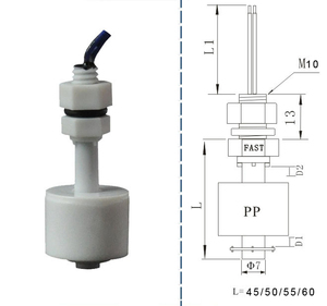 Rifornimento di fabbrica Mini plastica galleggiante interruttore da 25 a 45mm PP sensore di livello del liquido M8 M10/magnetico Reed contatto serbatoio acqua interruttore di livello - Product Image 5