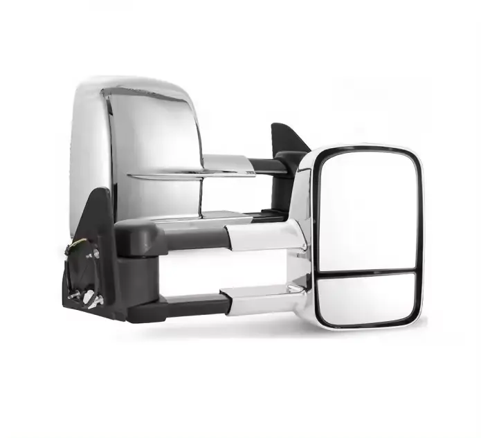 Par de vehículos de alta calidad, espejo retrovisor extensible, espejos retrovisores laterales, espejos de remolque