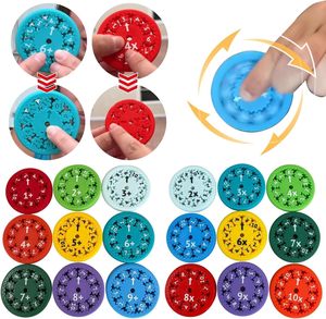 18ชิ้น Fidget spinners เกมคณิตศาสตร์และการแบ่ง Fidget SPINNER สำหรับโรงเรียนอนุบาลคณิตศาสตร์การเรียนรู้ของเล่น Fidget สนุก - Product Image 2