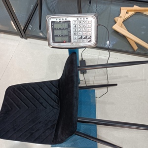 Ghế colmar Curcuma bàn ăn 6 ghế <span class=keywords><strong>Lisbon</strong></span> scaune Sala de mese catifelate albastru màu xanh nhung ghế phòng ăn - Product Image 6