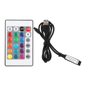 5V USB Led контроллер 24 клавиши 4 Pin диммер инфракрасный пульт дистанционного управления для RGB ленты 5050 светодиодные ленты