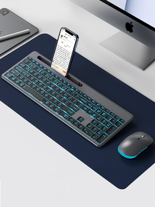 Wireless Dual Mode Quiet Blue Tooth <strong>Mouse</strong> <strong>Keyboard</strong> with Backlit 1600ma Battery for ipad mac - Product Image 2