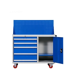 5抽屉工具柜车间重型工具储物柜滚钢工具台车柜套装 - Product Image 2