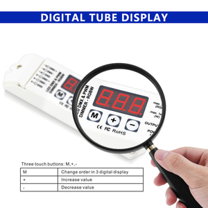Independent 4-way DMX Signal Decoder DMX512/1990 to 0-10V <strong>PWM</strong> 5V 10V DMX512 Converter Driver <strong>Controller</strong> DC 12V 24V 10mA 20mA 4CH - Product Image 3
