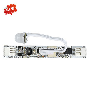 PIR05 PIR Motion <strong>Sensor</strong> 12mm Width Distance Delay Time Adjustable Auto <strong>Sensor</strong> with LUX Switch LED Controller for Home <strong>Lighting</strong> - Product Image 1