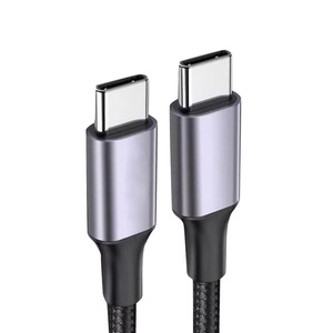 สายชาร์จแล็ปท็อปหัวคู่ Type-C แบบถัก60W/100W ใช้ได้กับโทรศัพท์ Apple 15 & 16และสายดาต้าโทรศัพท์มือถือ PD - Product Image 2