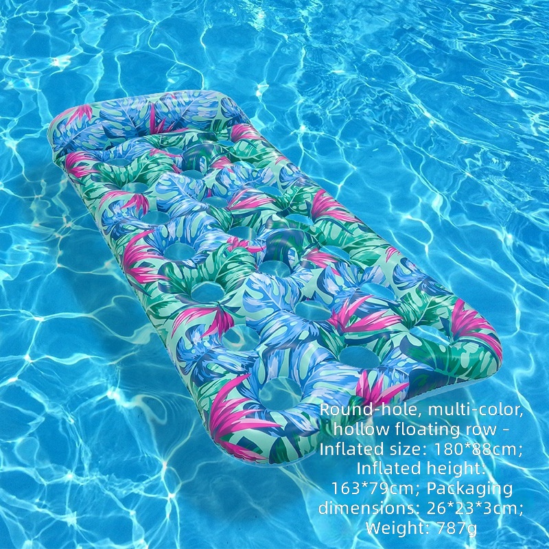 Round hole multicolor floating row