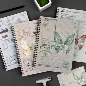 Cuaderno de papel con gráfico A4 personalizable, Organizador en espiral de cuero de tapa dura y cubierta de PU en cuaderno de tamaños A6 B5 embalado en caja - Product Image 2