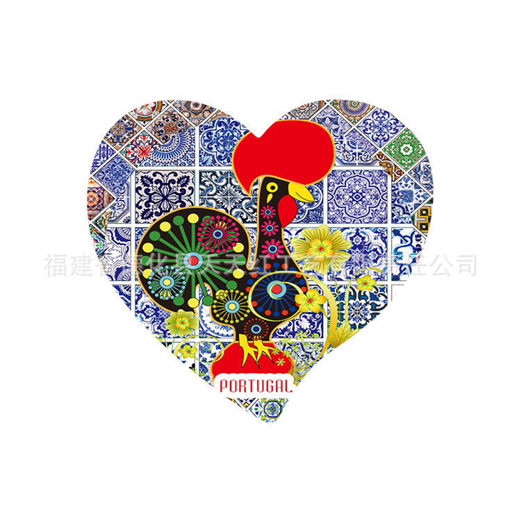 Wacky Heart - Aimant de réfrigérateur (6.8)