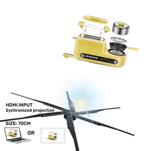 Çıplak gözler d Hologram Led Fan ekran Hdmi bağlantı bilgisayar interaktif 3d Led ekran Hologram Fan hdmi-senkronizasyon - Product Image 1